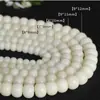 Pulsera de Raíz de Bodhi de Jade Blanco de 108 Cuentas Pulsera de Cuentas de Manzana Pulsera de Cuentas de Barril Cuentas de Semilla de Bodhi Cuentas Redondas Cuentas Sueltas Cuentas Budistas Mayoreo