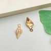 1 nuevo colgante de aleación de oro kc con forma de animal simulado búho mariposa colgante diy accesorios para pulsera collar
