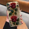 Funda para Teléfono Móvil Samsung S26Ultra A17 Adecuada para A07 Flor Rosa S25 Funda Protectora S24 Carcasa Blanda TPU Mate A06
