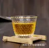 Vidrio de borosilicato alto exquisita taza de justicia taza de boca puntiaguda color poner vidrio transparente pingüino taza pública té kung fu té de mar