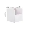 Caja de Almacenamiento en Ángulo Recto para Cocina del Hogar Caja Organizadora de Gabinete Caja Organizadora de Cosméticos Caja Divisoria de Cajón Multifuncional para Escritorio