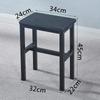 R* Taburete Cuadrado Simple Taburete de Comedor Silla de Entrenamiento para Mesa de Comedor en Casa Taburete de Hierro de Madera Taburete de Color Elevación Adulto Taburete de Taller de Fábrica