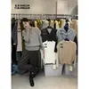 Solo Hogar VI+ Otoño/Invierno Estilo Coreano Estilo Suave Cepillado Versátil Suave Pegajoso Capas Cuello Alto Manga Corta Suéter Cálido 99823