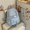 Mochila de Gran Capacidad para Mujer Nuevo Estilo Primavera y Verano 2026 Mochila con Lazo Bolsa para Viajes al Trabajo Mochila Escolar para Estudiantes