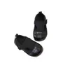 Sapatos casuais Mary Jane de couro com trama estilo coreano para meninas, novo modelo primavera e outono 2026, sapatos simples de couro sintético macio para meninos e meninas
