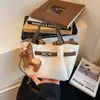Diseño de Color Sólido Simple y Único, Bolso Cubo de Gran Capacidad, Nuevo Estilo de Alta Gama, Bolso Dulce y Elegante, Bolso de Moda para Madre e Hija