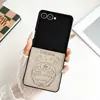 Funda Protectora de Dibujos Animados Jingle Cat para Teléfono Móvil Samsung Zflip4 Anime Anti-Caídas y Antideslizante Flip7 Nueva Versión para Parejas