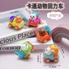 Juguete de Coche de Fricción Transfronterizo Regalo Gashapon Regalo de Azúcar Vehículo de Ingeniería Coche Dinosaurio Venta al por Mayor Regalo de Vacaciones