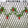 Rattan Sintético Planta Techo Restaurante de Frutas Decoración Planta Verde Granja Vegetal y Fruta Flor Enredadera Fruta Roja de Año Nuevo Artificial Alta