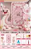 Conjunto de Decoração de Festa de Aniversário Temático de Cobra Rosa para Um Ano, Painel de Parede de Pelúcia, Decorações com Balões, Placa de KT