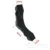 Protector de Esquina Protector Especial de Goma y Plástico Jingri de Medio Paquete en Forma de L para Puertas de Madera y Materiales de Aluminio Mangas Flexibles y Resistentes al Desgaste de Goma y Plástico