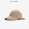 Gorra de Béisbol Lavada Estilo Coreano con Letras Bordadas, Gorra de Pico para Protección Solar al Aire Libre, Gorra Casual de Viaje de Comercio Exterior