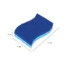 Esponja de Pulpa de Madera Azul Personalizada en Forma de S para Limpiar Platos, Fregar Ollas y Limpiar, Bloque de Esponja de Pulpa de Madera Espeso y Absorbente