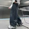 Jeans Rectos Desgastados con Estampado de Dibujos Animados para Niños Otoño 2026 Nuevos Pantalones para Niños Primavera/Otoño Pantalones de Pierna Ancha Transfronterizo