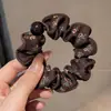 2026 Novo Elástico de Cabelo de Alta Elasticidade com Acabamento em Cetim, Toque de Luxo, Argola de Cabelo Dopamina de Verão para Mulheres, Elástico Fofo para Crianças