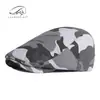 Boné de Baseball Masculino Novo para Primavera e Verão, Boné Casual Camuflado Estilo Coreano para Usar para Frente, Boina Retrô Britânica para Mulheres, Ajustável