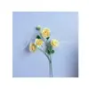 Ramo único 5 cabeças flor de lótus orvalhado flor de seda lótus orvalhado camélia simulação fileira de flores de casamento decoração de flores flor artificial flores para exibição em casa