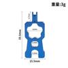 Llave inglesa para neumáticos, herramienta de extensión francesa americana, para válvula de extracción de núcleo, boquilla de aire, reparación de bicicleta, cámara de neumático, color negro, ninguna
