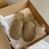 Zapatillas de Media Caña Birkenstock para Mujer Estilo Nuevo Primavera/Verano 2025 Sandalias de Exterior con Punta Semi-Cubierta Zapatos Birkenstock de Suela Gruesa Estilo Francés