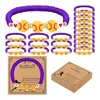 Amazon Venda Quente Transfronteiriça Novo Produto Multicor Argila Polimérica Futebol Basquete Baseball Letras Acrílicas Pulseira Elástica