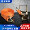 Correas de Amarre Naranja Fabricante Venta al por Mayor Correas de Aseguramiento de Carga para Camiones Sujetadores de Alta Resistencia Tensoras de Amarre de Poliéster