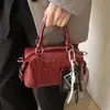 Bolso Boston retro americano de moda de nicho tipo almohada para mujer, versátil y elegante, adecuado para ir al trabajo, bolso cruzado