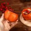 Caja de Dulces de Cerámica Creativa con Forma de Caqui Caja de Regalo Acompañante Caja de Regalo Navideña Suministros para Compromiso Boda Maceta para Dulces Luna Llena