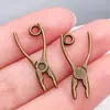 Guqing Accesorios de Joyería DIY de Aleación de Zinc Imitación Artículos del Hogar Herramienta Colgantes Pala Hacha Llave Dijes