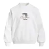 Sudadera con Capucha Redonda Estampado de Retrato de Letra Americana Patchwork Ropa Casual Urbana para Hombre Tendencia Estilo Ins Primavera/Otoño Sudadera
