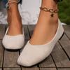Comércio exterior transfronteiriço 2024 novo plus size temperamento casual versátil estilo estrangeiro confortável simples personalidade sapatos femininos baixos