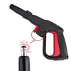 La pistola de agua roja corta de alta presión es adecuada para AQT/UA/LOTUS/Yili 4 y otras tuberías de agua de máquinas de limpieza.