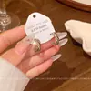 Brincos de Argola de Metal Minimalistas para Mulheres, Tachas de Estilo Nicho de Luxo Leve de Alta Qualidade, Novas Joias Populares de 2025