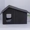 Suministro de fábrica perrera para gatos callejeros al aire libre caseta para perros Impermeable cálida Universal para las Cuatro Estaciones desmontable limpieza almacenamiento conveniente