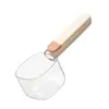 Pá para Ração de Pet Design Três em Um Colher Medidora Multifuncional Pá para Ração de Gato Cachorro com Clipe de Vedação Utensílio para Lata
