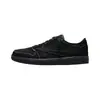 Comercio exterior transfronterizo, auténticos zapatos de baloncesto AJ1 Lightning Reverse Hook, unisex, zapatillas Jordan 1, negros, moca, zapatillas deportivas de corte bajo