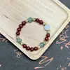 Conjunto de Caixa de Presente Clássico Hexiangzhu Flor Dama Pulseira DIY Joias Acessórios de Mão Venda por Atacado do Fabricante