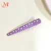 Pinza para el pelo floral dulce estilo coreano, clip de pico de pato con estampado de lazo suave, pinza versátil para flequillo lateral, pinza para cabello rebelde para mujer
