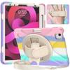 Adecuado para iPad 10.9 Carcasa Protectora de Panel Plano Colorida 2021 para ipad Pro11 para Niños Resistente a Caídas Resistente al Color Carcasa con Soporte