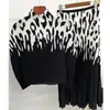 Pedido Pequeño, Retorno Rápido, Modificación de Ropa, Modificación de Estilo, Modificación de Talla, Procesamiento de Traje de Falda, Conjunto de Dos Piezas de Moda de Gama Alta para Mujer