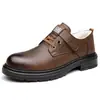 Zapatos de Cuero para Hombre 2026 Nuevo Estilo de Moda con Costuras Texturizadas, Antideslizantes de Negocios de Suela Blanda para Conducir para Hombre
