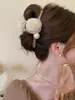 Pinza para el Cabello de Flor de Rosa Nube Súper Hada para Mujer, Nuevo Estilo de Alta Gama 2026, Pasador para la Parte Posterior de la Cabeza, Pinza para Moño, Pinza de Tiburón