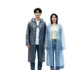 Impermeable para adultos al por mayor, impermeable de una pieza de moda para hombres y mujeres, nuevo impermeable desechable de EVA engrosado
