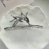 Grampo de Cabelo Transfronteiriço Versátil e Simples, Garra de Cabelo de Metal, Presilha Tubarão para Coque de Cabelo, Presilha de Cabelo Garra Grande, Acessórios de Cabelo Atacado