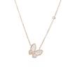 Collar de Mariposa Súper Hada Flower Trail para Mujer Estilo Mori Ins Estilo Frío Cadena Clavícula Collar Corto Elegante Cadena