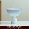 Exquisita Taza Maestra de Loto de Cristal, Taza Individual de Cristal de Hielo, Taza de Té Personal, Taza de Degustación de Cerámica, Taza de Té Kung Fu para Mujer