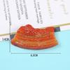 Simulación de comida y juego costillas de cerdo cerdo estofado ins divertido horquilla diy material de accesorios de resina
