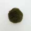 Shangtuo 7.5cm Venta al por mayor de colgantes de bola de pelo de conejo rex sintético, accesorios y componentes de fieltro