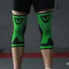 Joelheiras de nylon para esportes fitness, joelheiras antiderrapantes e respiráveis para corrida, basquete, montanhismo, ciclismo, badminton, para homens e mulheres