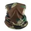Máscara Fina para Montar Camuflaje para Exteriores Multifuncional Pañuelo Mágico Transpirable Absorbente de Sudor Bufanda de Malla para el Cuello Transfronterizo