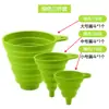 Ferramentas de Cozinha Funil de Silicone Conjunto de Funis Dobráveis Diâmetro Grande Tamanho Médio Tamanho Pequeno Funil Mini Conjunto de Três ou Quatro Peças